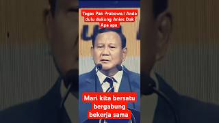 PRABOWO TEGAS ANDA DULU DUKUNG ANIES LOH NDAK APA APA ‼️ [upl. by Ajnotal]