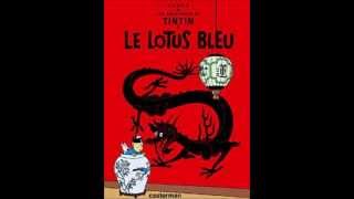 Tintin  Blå lotus Ljudbok [upl. by Montford]