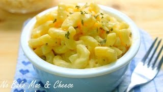 No Bake Mac and Cheese  4 Basic Ingredients [upl. by Nairadas]