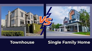 Pros and Cons of Buying a Single Family Home vs a Townhouse in Northern Virginia [upl. by Deana]