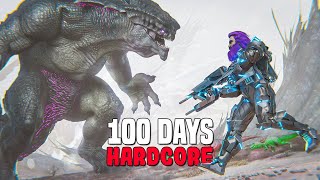 I Survived 100 Days Hardcore On Extinction  ARK Survival Evolved [upl. by Pollyanna]