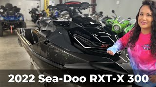 NEW 2022 SeaDoo RXT X 300  Quick Tour [upl. by Ahsinaw711]