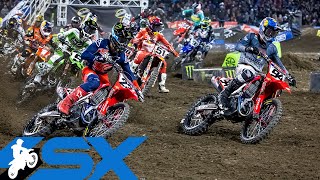 Supercross Round 1 450SX Highlights  Anaheim CA Angel Stadium  Jan 08 2022 [upl. by Alejoa797]