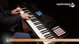 Roland FA06 Workstation  Sound Demo  Oostendorp Muziek [upl. by Bannerman]