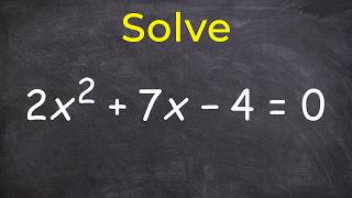 Solving a quadratic by completing the square [upl. by Tergram818]