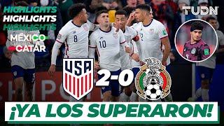 HIGHLIGHTS  Estados Unidos 20 México  Eliminatoria Catar 2021  TUDN [upl. by Natsrik]