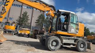 Used Liebherr A 914 Compact 2015 Wheeled excavator  equippocom [upl. by Eustacia]