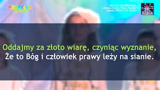 🎤🎵🎄quotJezusa narodzonegoquot  wersja karaoke z wokalem  Kolędy Wielu Pokoleń  Promyczki Dobra [upl. by Ittak]