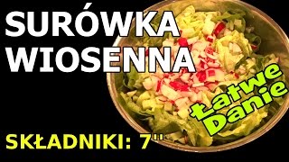 Łatwe Danie  Wiosenna surówka z rzodkiewką [upl. by Filemon]