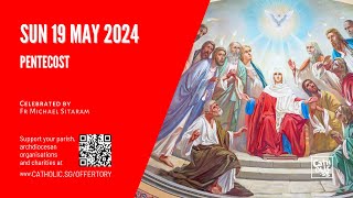 Catholic Sunday Mass Online  Pentecost 19 May 2024 [upl. by Anirtap]