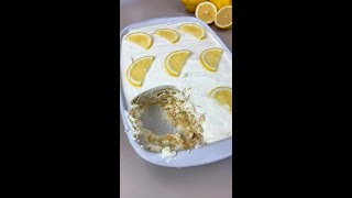 TIRAMISÙ AL LIMONERICETTA SUPER ORIGINALE 🤤🍋🥄 Shorts [upl. by Ikcim]