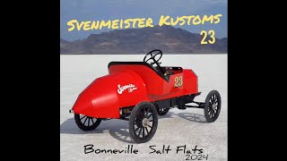 Svenmeister Kustoms 23 Ford Model T Shriner Tinlizzy car at Bonneville Speedweek [upl. by Laehctim382]