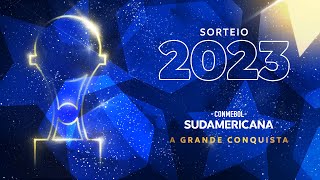 AO VIVO  SORTEIO DO PLAYOFF DAS OITAVAS DE FINAL  CONMEBOL SUDAMERICANA 2023 [upl. by Royal147]