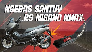 PERBEDAAN SUARA KNALPOT ROB1 vs R9 MISANO AEROX [upl. by Anneuq]