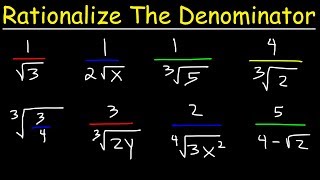 How to rationalise the denominator with surdswmv [upl. by Frentz122]