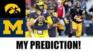 Michigan vs Iowa  2023 College Football Prediction [upl. by Airasor]