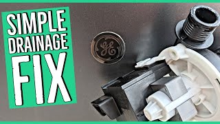 How to Fix GE Dishwasher Drainage Issues DETAILED REPAIRModel GDT605PFM0DS [upl. by Sellers]