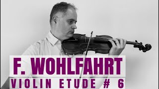 Franz Wohlfahrt Op45 Violin Etude no 4 from Book 1 by Violinexplorer [upl. by Kalila478]