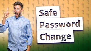 What is the safest way to change my Apple ID password [upl. by Novert]