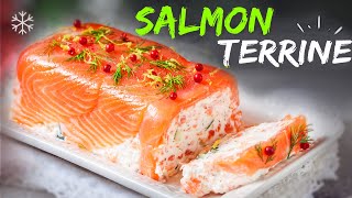 How To Make Salmon Terrine  Festive Holiday Yummy Food by Chez Martha [upl. by Leisha]