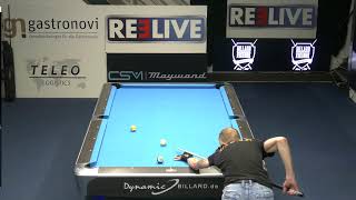 Bartlomiej Kaznowski vs Andreas Schwabe DIENSTAGSTURNIER 10BALL 16924 [upl. by Efi]