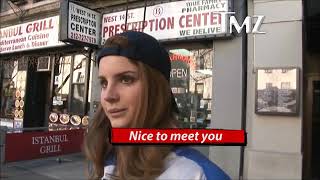 Lana Del Rey gets asked out on a date [upl. by Ynnej]