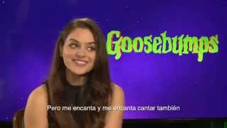 Odeya Rush habla sobre Goosebumps Escalofríos con Alex Medela [upl. by Eatnoj]