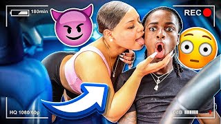 LETS DO IT IN THE BACKSEAT PRANK ON GIRLFRIEND Cute Reaction [upl. by Atena852]