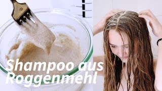 Haare 10 Tage fettfrei mit Roggenmehl  Minimalismus im Badezimmer  No Poo [upl. by Jermayne181]