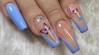 Uñas utilizando TIPS COMPLETOS  técnica APRES GEL  X [upl. by Hardin]