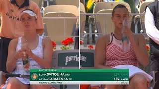 Elina Svitolina vs Aryna Sabalenka Highlights French Open 2023  ROLAND GARROS TENNIS [upl. by Adeys]