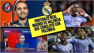 REAL MADRID cerró con INTENSO y POLÉMICO EMPATE vs Valencia Vinícius con doblete  Fuera de Juego [upl. by Lizette534]