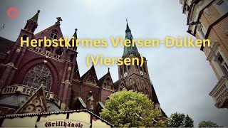 Herbstkirmes ViersenDülkenViersen 2024Germany City Walk [upl. by Terpstra]