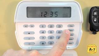 A1 DSC How to Arm and Disarm your Power Series Alarm Panel [upl. by Risay]