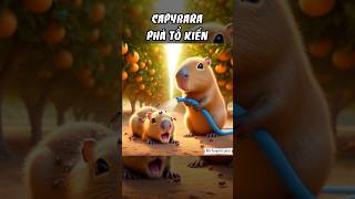 Capybara phá tổ kiến reviewphim chuyencuaai phimhoathinh capybara [upl. by Aleksandr]