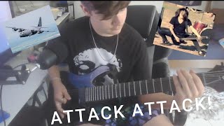 ATTACK ATTACK  AC130 Guitar Cover [upl. by So55]