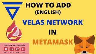 HOW TO ADD VELAS IN METAMASK VLXVELASPADWAYGUSWAP [upl. by Ayotnom856]