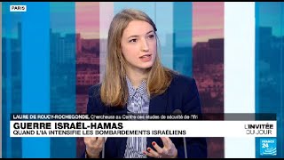 Guerre IsraëlHamas  quand lIA intensifie les bombardements israéliens [upl. by Erreid50]