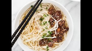 Miso Coated Pork Belly with Noodles in Broth [upl. by Camm]