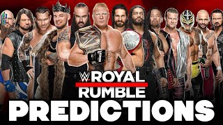 WWE Royal Rumble 2020 Predictions [upl. by Lesig129]