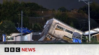 Japan PM cancels trip over megaquake warning  BBC News [upl. by Saimerej]