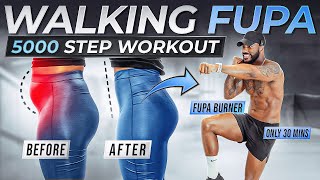 5000 STEPS WORKOUT AT HOME  FUPA Fat Burn Walk  30 MIN [upl. by Dragde]