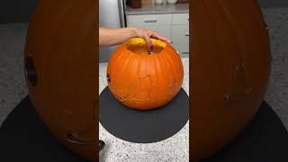 The easiest way to carve a pumpkin 🎃 shorts short shortvideo shortsfeed halloween pumpkin [upl. by Alathia]