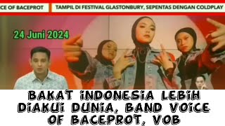 Bakat Indonesia Lebih Diakui Dunia Band Voice Of Baceprot VOB indonesia [upl. by Lennahc]