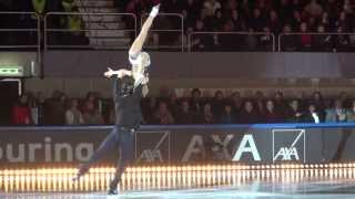 Tatiana Volosozhar amp Maxim Trankov Art on Ice 2014 quotSomebody to die forquot with Hurts [upl. by Strang24]