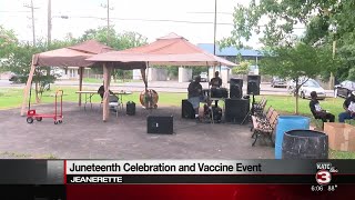 Jeanerette commemorates Juneteenth [upl. by Ahsinek]