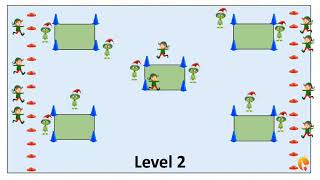 Santa Rescue Tag  PE Game Tag game  christmas physed pe physedgames TheGamesGurus primarype [upl. by Amie268]