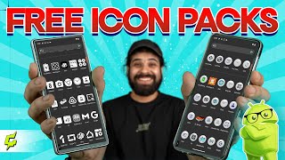 7 Best FREE Icon Packs For Android in 2023 🔥🔥 Hindi [upl. by Hufnagel]