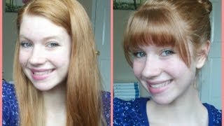 How To Cut Your Own BangsFringe at Home [upl. by Nissie471]