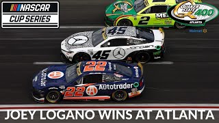 Joey Logano Wins At Atlanta [upl. by Rambert]